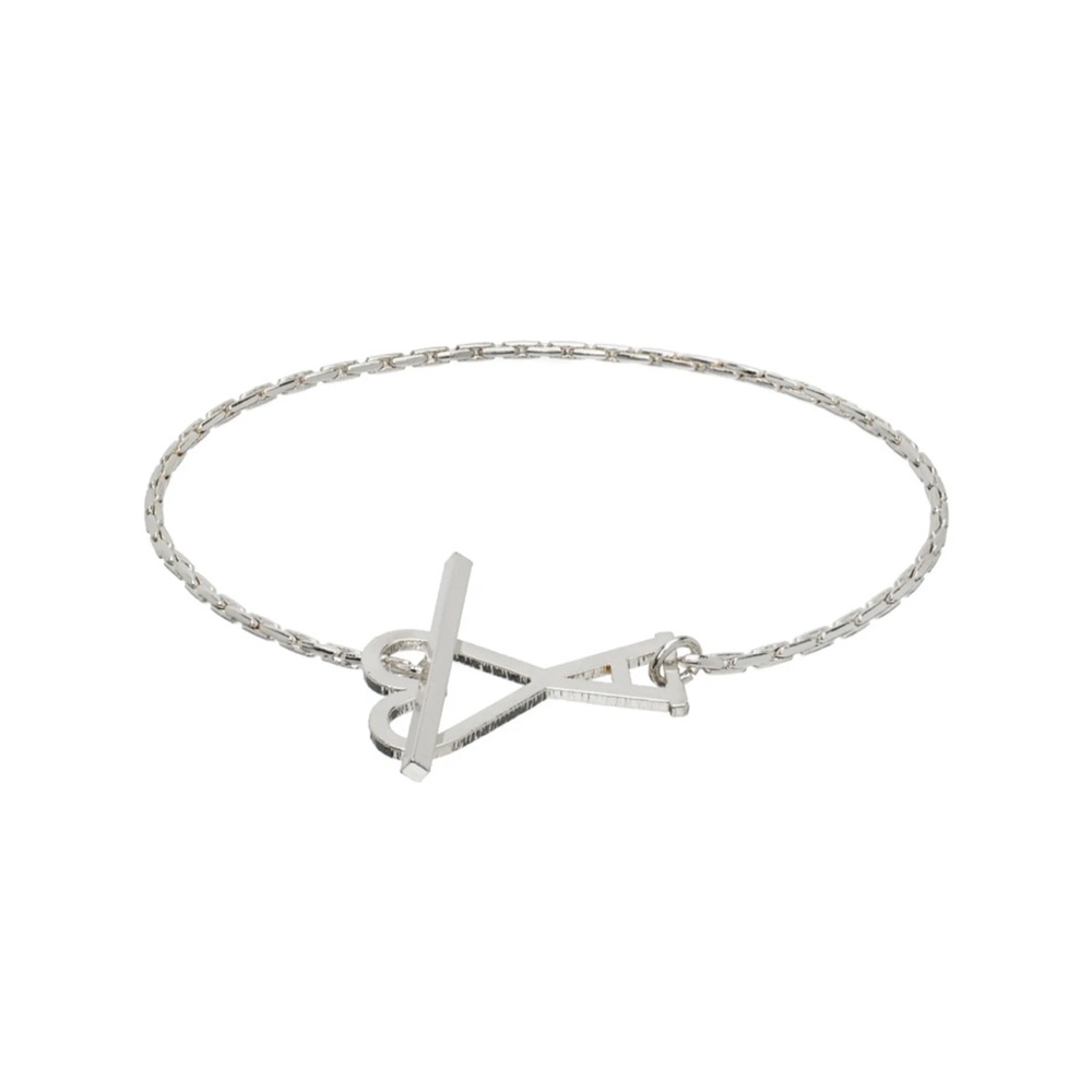 Authentic Like new Ami Paris Silver Ami de Cœur Bracelet